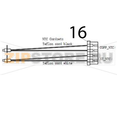 NTC Cordsets Hurakan HKN-ME709 NTC Cordsets Hurakan HKN-ME709Запчасть на деталировке под номером: 16