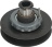 ASSEMBLY PULLEY UPPER ø 117 mm