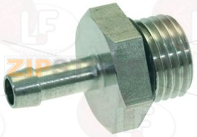 ШТУЦЕР ДЛЯ ТРУБ 1/4" Ø 4 ММ 