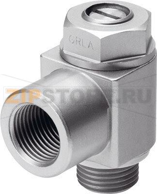 Дроссель с обратным клапаном Festo GRLA-1/4-B 
