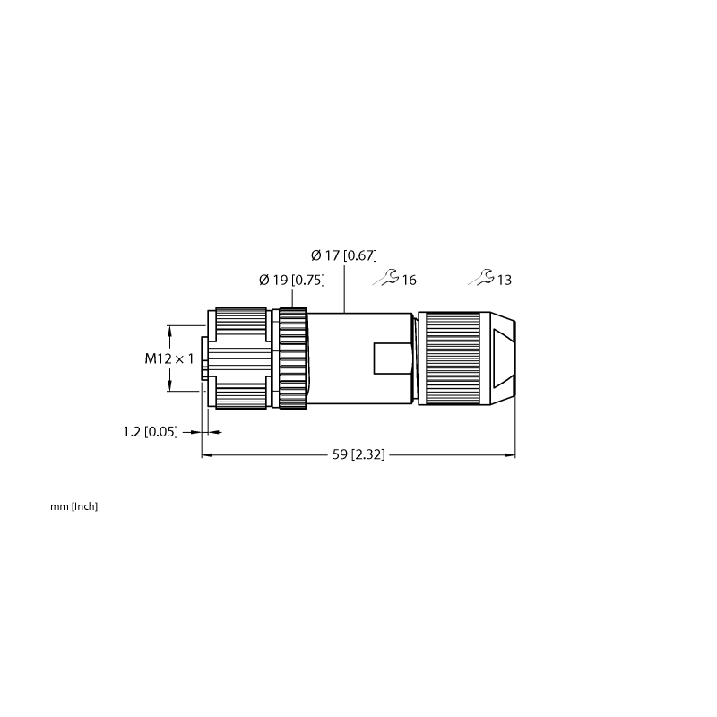 Разъем разборный Turck FW-ERKSM0426-FD-P-0408 