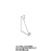 St. Steel chamber left holding bracket Unox XVC 315G