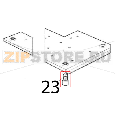 Piedino Scotsman B 21 Piedino Scotsman B 21Запчасть на деталировке под номером: 23