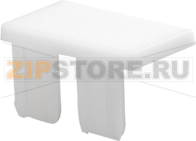 Шильдик маркировочный, пластиковый, белый Shenler SR2P 