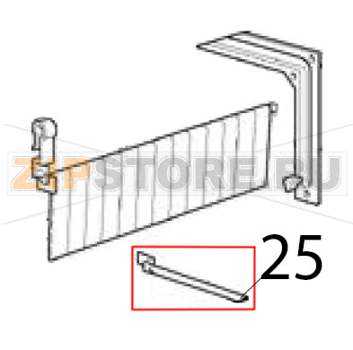 Tubo portabulbo Scotsman B 40 Tubo portabulbo Scotsman B 40Запчасть на деталировке под номером: 25
