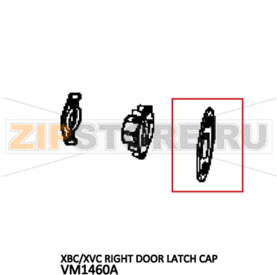 Right door latch cap Unox XVC 505E Right door latch cap Unox XVC 505EЗапчасть на деталировке под номером: 89Название запчасти на английском языке: Right door latch cap Unox XVC 505E
