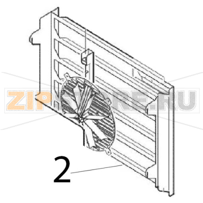 Tray holder LH Angelo Po FM611E1 Tray holder LH Angelo Po FM611E1Запчасть на деталировке под номером: 2