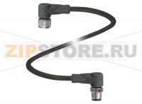 Кабель датчика-исполнительного устройства Connecting cable, shielded V1-W-BK10M-PUR-U5/ABG-V1-W Pepperl+Fuchs
