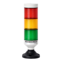 Колонна сигнальная, светодиодная, модульная, Ø: 56 мм Autonics PTE-DG-302-RYG