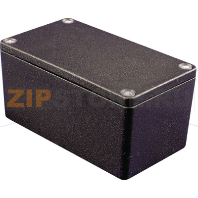 Корпус алюминиевый 160x100x81 мм, черный, 1 шт Hammond 1550Z117BK 