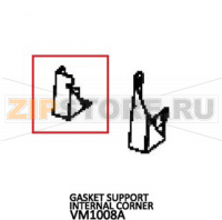 Gasket support internal corner Unox XVC 705E