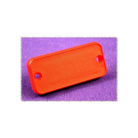 Крышка торцевая 8x120.5x51.5 мм, материал: акрилонитрил, красная, 10 шт Hammond 1455QPLRED-10