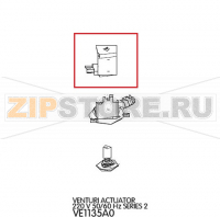 Venturi actuator 220 V 50/60 Hz series 2 Unox XVC 715G