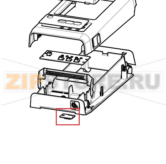 Сенсор промежутков верхний Zebra ZD410 Верхний датчик промежутков Zebra ZD410Запчасть на сборочном чертеже под номером: 5Название запчасти Zebra на английском языке: Upper Gap Sensor