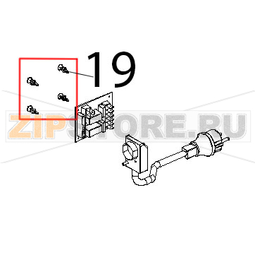 Distanziale nylon incastro maschio-incas Unox XL 135 Distanziale nylon incastro maschio-incas Unox XL 135Запчасть на деталировке под номером: 19