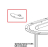 Baffle fixing fork Unox XVC 715G
