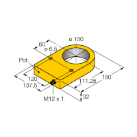 Датчик индуктивный Turck NI100R-S32XL-2LU-H1141/S950