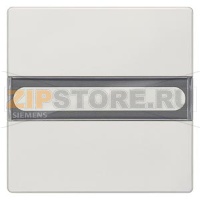 DELTA STYLE КЛАВИША ПОЛЕ ДЛЯ НАДПИСИ ПЛАТИНОВЫЙ МЕТАЛЛИК Siemens 5TG7156-1