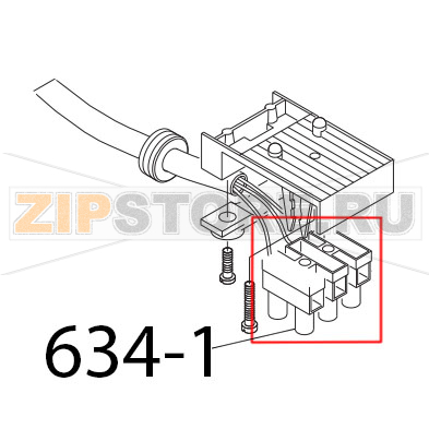 Morsettiera 3 poli, PA27 Sirman Mirra 300 Y09 Morsettiera 3 poli, PA27 Sirman Mirra 300 Y09Запчасть на деталировке под номером: 634-1
