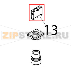 Elemento contatto 1NO Angelo Po BX61E Elemento contatto 1NO Angelo Po BX61EЗапчасть на деталировке под номером: 13