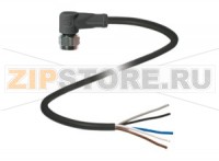 Кабель датчика-исполнительного устройства Female connector V15-WV4A-BK2M-PUR-U/0,75 Pepperl+Fuchs