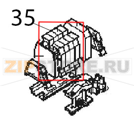 Live terminal Angelo Po 04WCP1EM Live terminal Angelo Po 04WCP1EMЗапчасть на деталировке под номером: 35