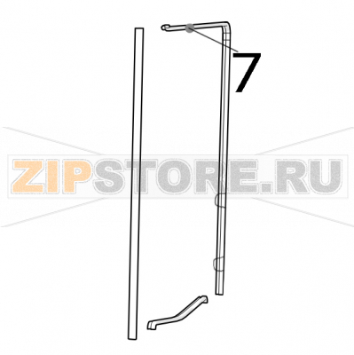 Flat cover Zumex Versatile Pro Flat cover Zumex Versatile ProЗапчасть на деталировке под номером: 7