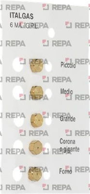 LPG INJECTORS 6MA KIT ITALGAS 5 PCS 