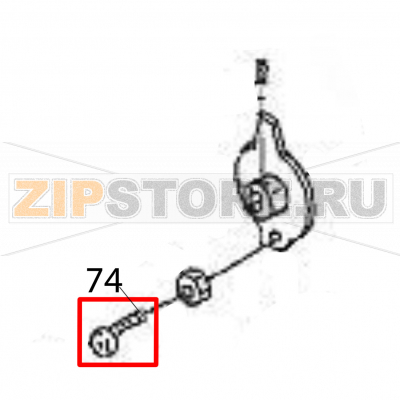 Bind head screw Sato HR224 TT Bind head screw Sato HR224 TTЗапчасть на деталировке под номером: 74Название запчасти на английском языке: Bind head screw Sato HR224 TT.