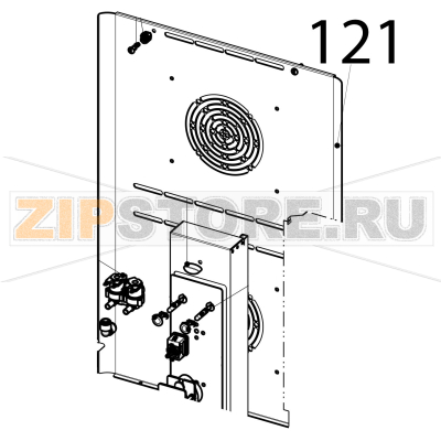 Ovens deflector Tecnoinox EFC06M Ovens deflector Tecnoinox EFC06MЗапчасть на деталировке под номером: 121