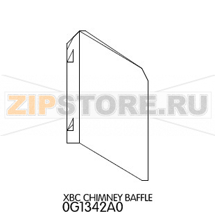 Chimney baffle Unox XBC 405 Chimney baffle Unox XBC 405Запчасть на деталировке под номером: 7Название запчасти на английском языке: Chimney baffle Unox XBC 405