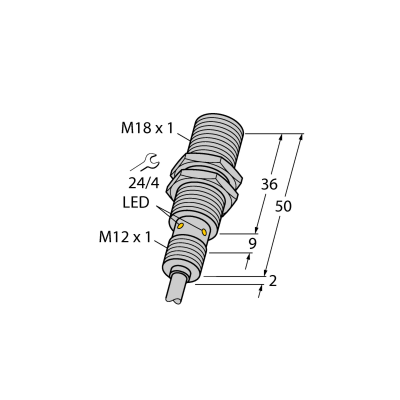 Датчик индуктивный Turck BI8U-EM18WD-AN6X 