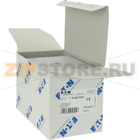 Корпус изолированный, ДхШхВ=181x100x100 мм для Т3 -4 Eaton CI-K2-T3-4 