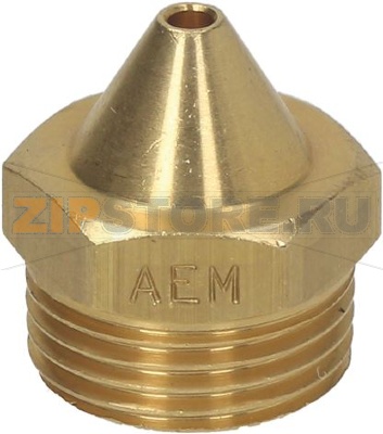 КОНИЧЕСКАЯ ГАЗОВАЯ РАСПЫЛИТЕЛЬНАЯ ФОРСУНКА M17 X 1 Ø 2,40 ММ 