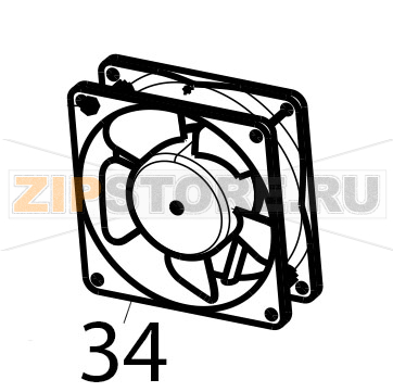 Compact fan 120 Tecnoinox GFB10DSL Compact fan 120 Tecnoinox GFB10DSLЗапчасть на деталировке под номером: 34