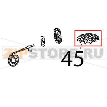 ST. Steel drain cover Unox XVC 205E ST. Steel drain cover Unox XVC 205EЗапчасть на деталировке под номером: 45