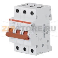 Рубильник трехполюсный 63 A, SD203/63 ABB 2CDD283101R0063