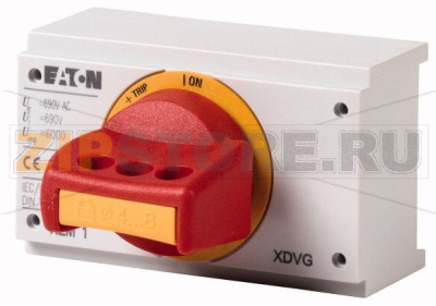 Ручка поворотная прямого монтажа, красная, с блокировкой, NZM2 Eaton NZM2-XDVGR 