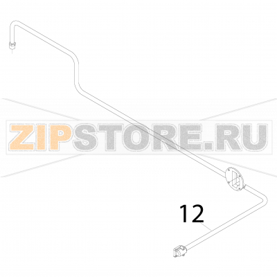 Flexible gas pipe 300-90º Fagor VG-101 Flexible gas pipe 300-90º Fagor VG-101Запчасть на деталировке под номером: 12Название запчасти Fagor на английском языке: Flexible gas pipe 300-90º VG-101.