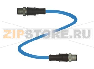 Соединитель линии передачи данных Connection cable V1SD-G-5M-PUR-ABG-V1SD-G Pepperl+Fuchs Описание оборудованияEthernet bus cable, M12 to M12, PUR cable 4-pin, CAT5e