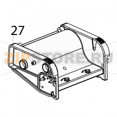 Print frame shelf Godex G500 Print frame shelf Godex G500Запчасть на деталировке под номером: 27Название запчасти Godex на английском языке: Print frame shelf G500.
