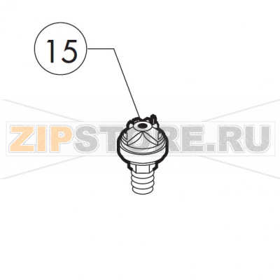 Water safety pressure switch 1/8&quot; 0,5-0,35 bar Lainox MVE051P            Water safety pressure switch 1/8" 0,5-0,35 bar Lainox MVE051PЗапчасть на сборочном чертеже под номером: 15Название запчасти на итальянском языке языке: Water safety pressure switch 1/8" 0,5-0,35 bar Lainox MVE051P
