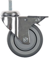 SWIVEL WHEEL WITH PIN AND BRAKE