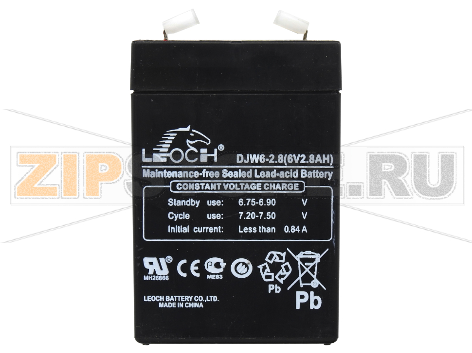 Аккумулятор CA628 (6V 2,8Ah) Масса-К 4D-U Аккумуляторная герметизировання свинцово-кислотная батарея CA628 (6V 2,8Ah) для промышленных паллетных весов Масса-К 4D-U (Massa-K 4D-U)Запчасть на сборочном чертеже: не указана