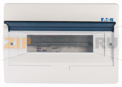 Щит встроенного исполнения, 1ряд, 12 модулей, прозрачная дверь, пластик Eaton BC-U-1/12-ECO 