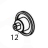 Ribbon supply wheel Godex G530