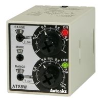 Таймер аналоговый, многофункциональный, компактный, 8-контактный разъем, два дисковых переключателя Autonics ATS8W-11