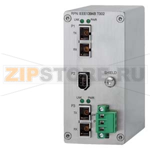 SIPLUS CMS-АППАРАТНОЕ ОБЕСПЕЧЕНИЕ RPN IEEE 1394B T002, IEEE 1394B МУЛЬТИПОРТОВЫЙ ПОВТОРИТЕЛЬ, 2 ОПТ. И 1 ЭЛЕКТР. ИНТЕРФЕЙС, UB=24VDC Siemens 6AT8000-1EA00-1XA0 