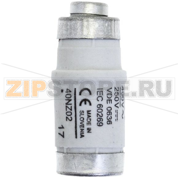 Предохранитель, 40 A, AC 400 В, 50 кА, D02, gL/gG, IEC с задержкой Eaton FUSE-D02 40A T GL/GG 400V 