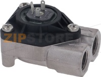 FLOWMETER UL/NETW. BRASS LED